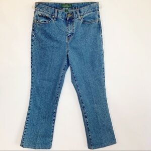 Lauren Ralph Lauren Womens Classic Boot Cut High Waist Stone Washed Jeans Size 6